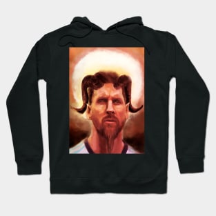 messi goat lord Hoodie